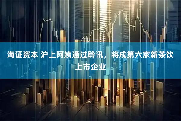 海证资本 沪上阿姨通过聆讯，将成第六家新茶饮上市企业