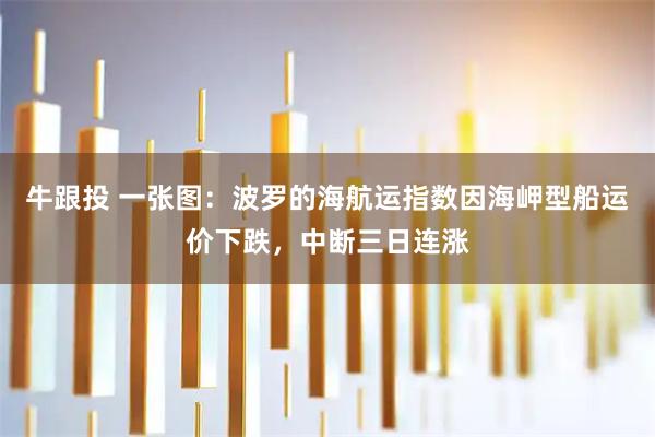 牛跟投 一张图：波罗的海航运指数因海岬型船运价下跌，中断三日连涨
