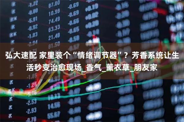 弘大速配 家里装个“情绪调节器”？芳香系统让生活秒变治愈现场_香气_薰衣草_朋友家