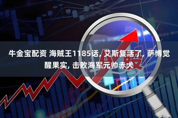牛金宝配资 海贼王1185话, 艾斯复活了, 萨博觉醒果实, 击败海军元帅赤犬